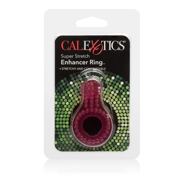 Super Stretch Pink Enhancer Ring With Tickler for Adults