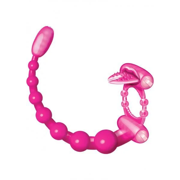 Super Xtreme Vibrating Scorpion Silicone C Ring Waterproof – Magenta
