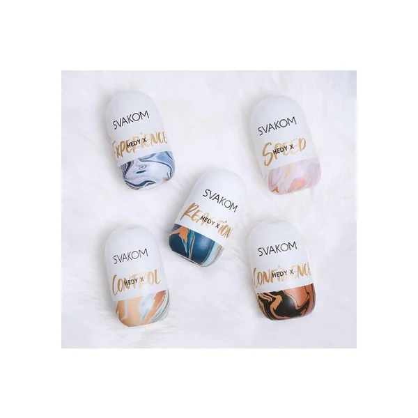 Svakom Hedy X-Mix Stroking Sleeve Set (5 Piece) – Vanilla