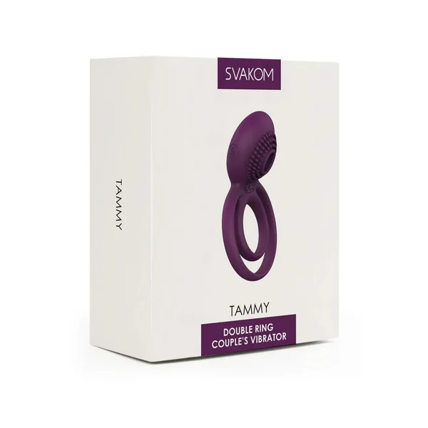 Svakom Tammy Silicone Rechargeable Clitoral Stimulator Couple's Ring