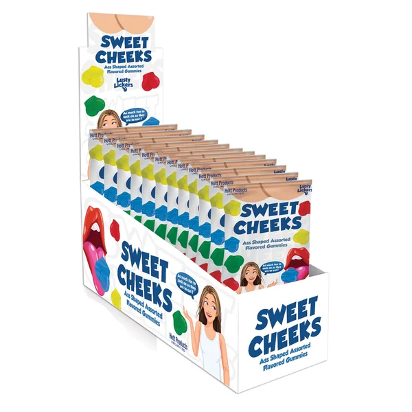 Sweet Cheeks Gummies Display - Display of 12
