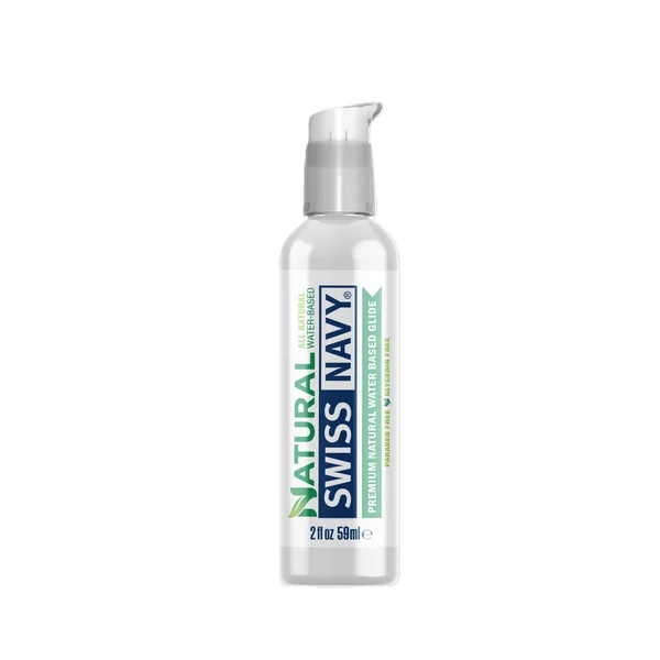 Swiss Navy Natural Premium All Natural Water Based Glide 2oz