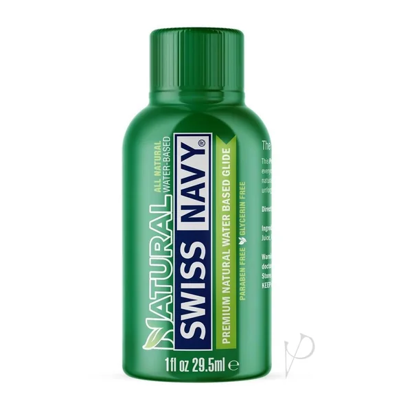 Swiss Navy Natural Water Based Lubricant 1oz