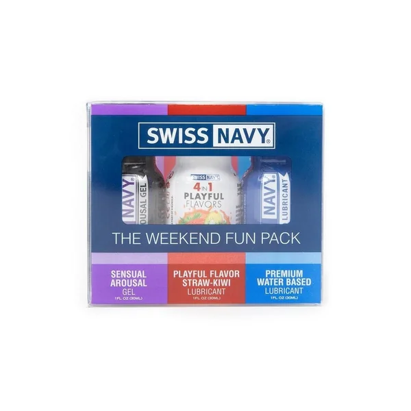 Swiss Navy Weekend Lubricants Fun Pack 1oz (3 per Pack)