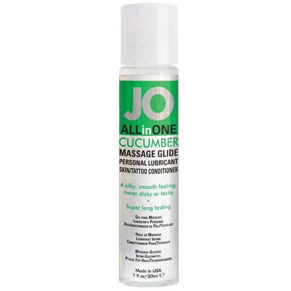 System JO All in One Massage Glide - 1 oz Cucumber