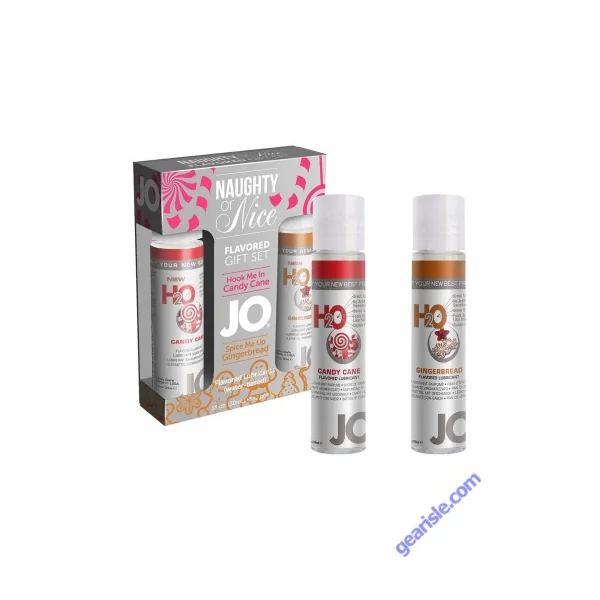 System Jo Naughty or Nice Gift Set Spice Me Up Gingerbread Lubricant