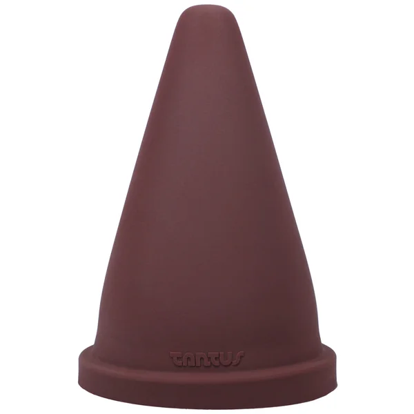 Tantus Cone Squat Firm Dildo Garnet (Box)