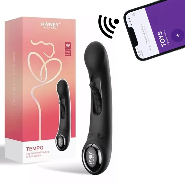 Tempo App Controlled Tapping Rechargeable G-Spot Vibrator