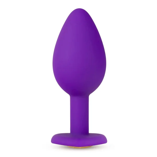 Temptasia Bling Plug Small Silicone Anal Plug Waterproof Purple