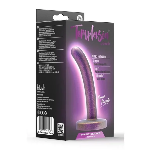 Temptasia Surrender Peg Silicone Dildo – Beginner – Power