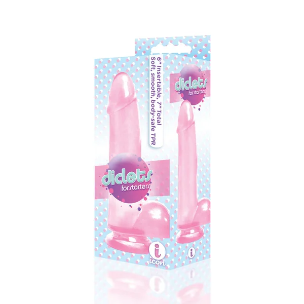 The 9's Diclet's 7 Inch Jelly Dong - Pink