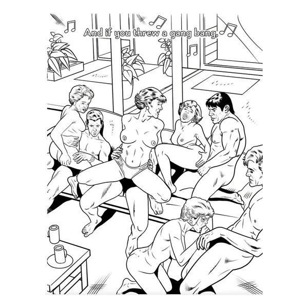 The Golden Gilfs Porn Parody Coloring Book