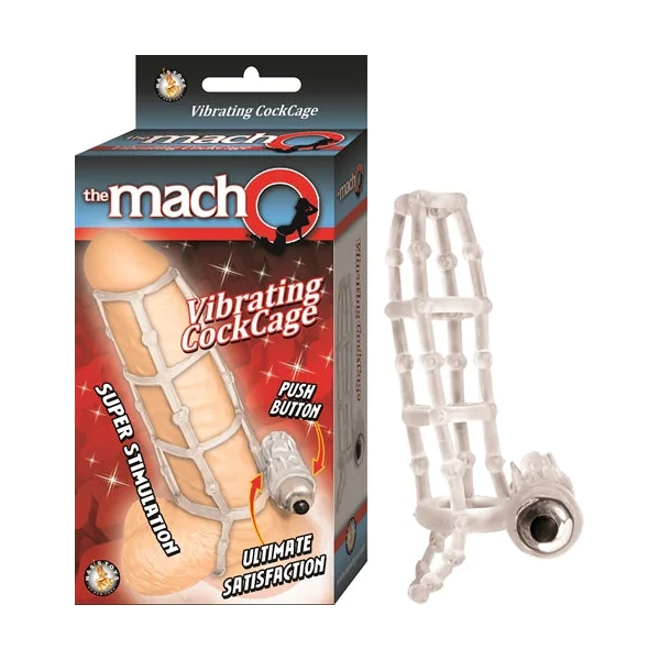 The Macho Vibrating Cockring - Clear