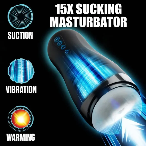 The Milker 15X Squeezing Male Masturbator Discreet Sex Toy for Men