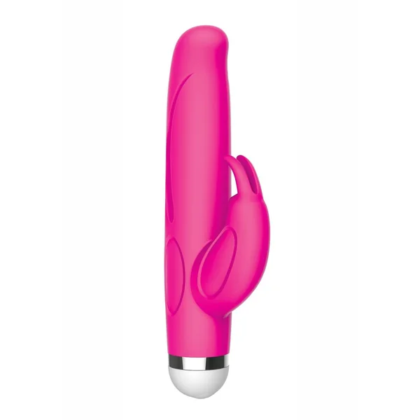The Mini Rabbit Silicone USB Rechargeable Vivrator Waterproof Hot Pink