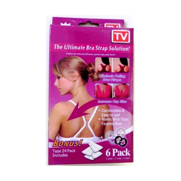 The Ultimate Bra Strap Lingerie Solution: Cleavage Control Adjustable Bra Clips