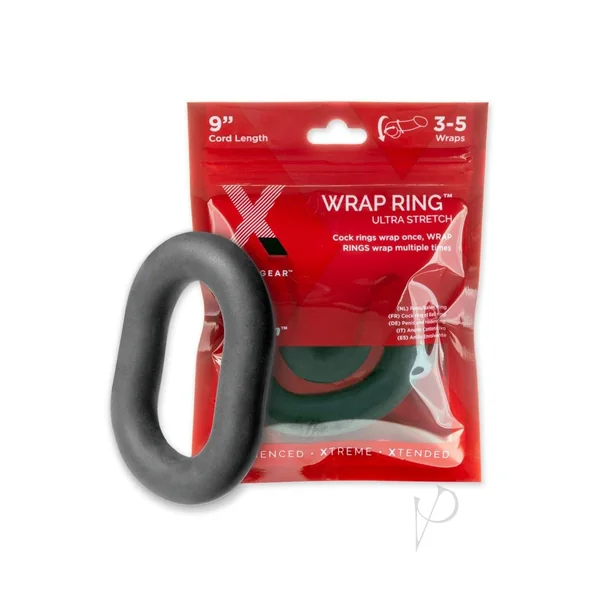 The Xplay Silicone Wrap Ring Ultra Stretch 9in - Black