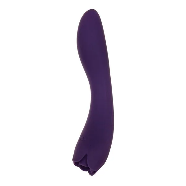 Thorny Rose Rechargeable Silicone Dual-End Vibrator – Purple