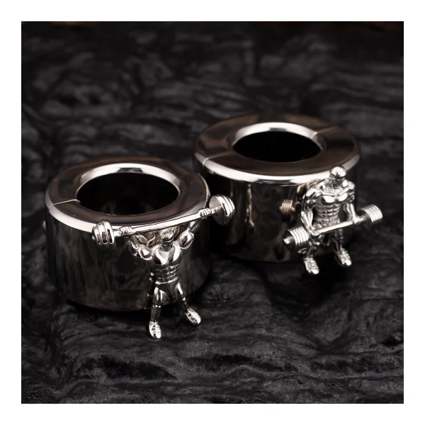 Titan Hercules Stainless Steel Testicles Ball Stretcher Weight Cock Ring Scrotum Pendant BDSM Ball Stretching