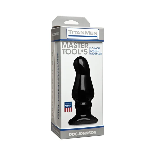 TitanMen - Master Tool #5 Black Butt Plug