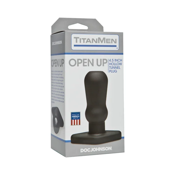 Titanmen - The Open Up Black Butt Plug