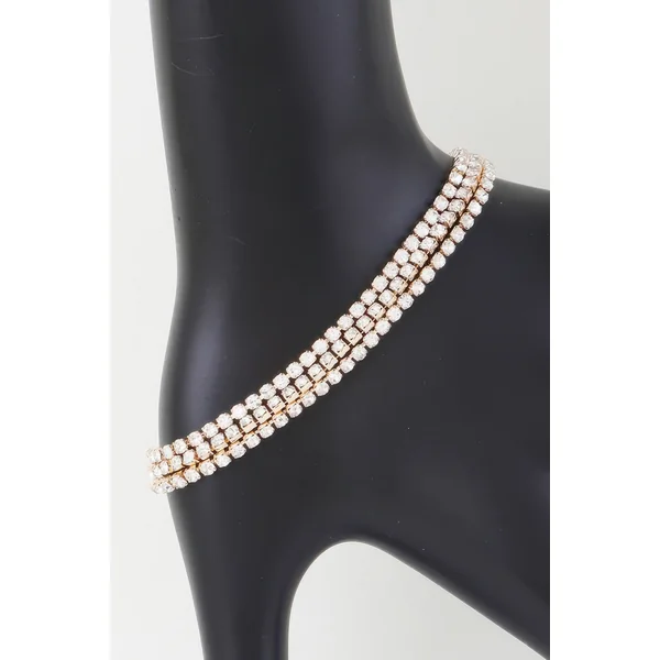 Triple Cubic Jewel Bracelet