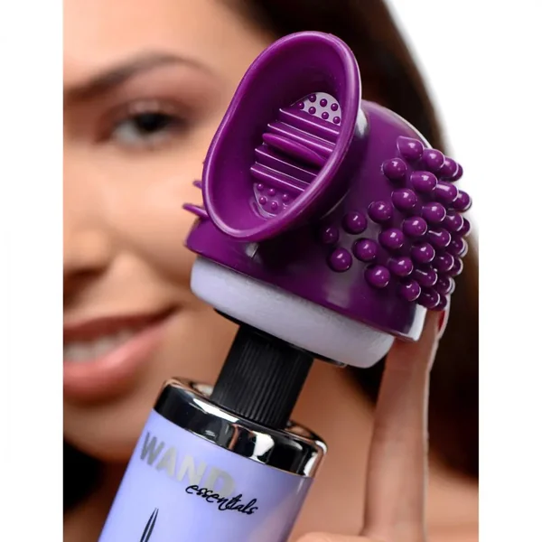 Triple Thrill 3 in 1 Silicone Wand Attachment Wand Vibrator Head