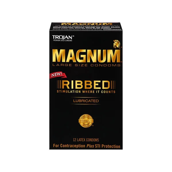Trojan Magnum Ribbed Condom