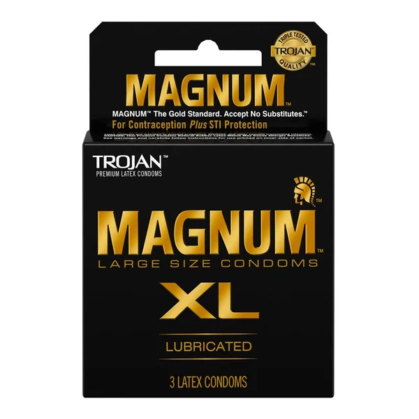 Trojan Magnum XL Lubricated Latex Condoms