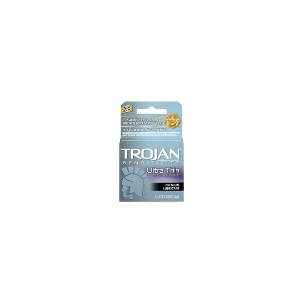 Trojan Ultra Thin Lube 3pk