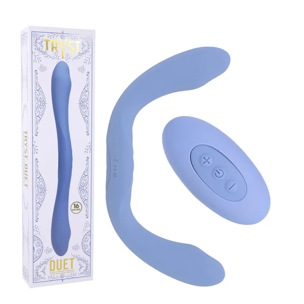 Tryst Duet Vibrating Flexible Double-Ended Dildo Rechargeable Sex Vibrator