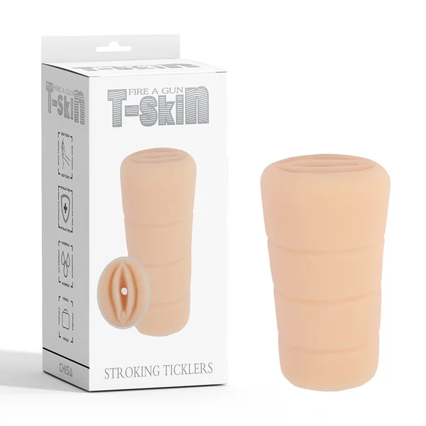 T-Skin Stroking Ticklers Pocket Pussy