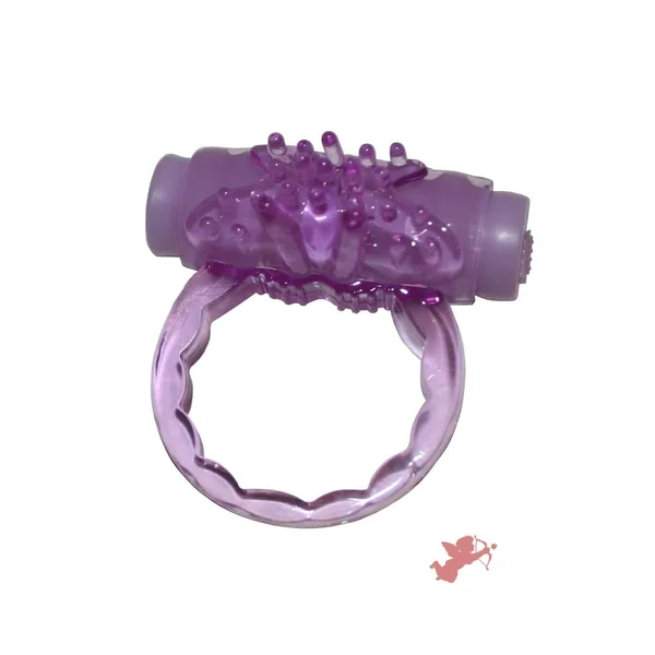Turbo Dinger Super Turbo Vibrating Cockring Purple