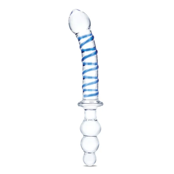 Twister Dual-Ended 10" Glass Dildo
