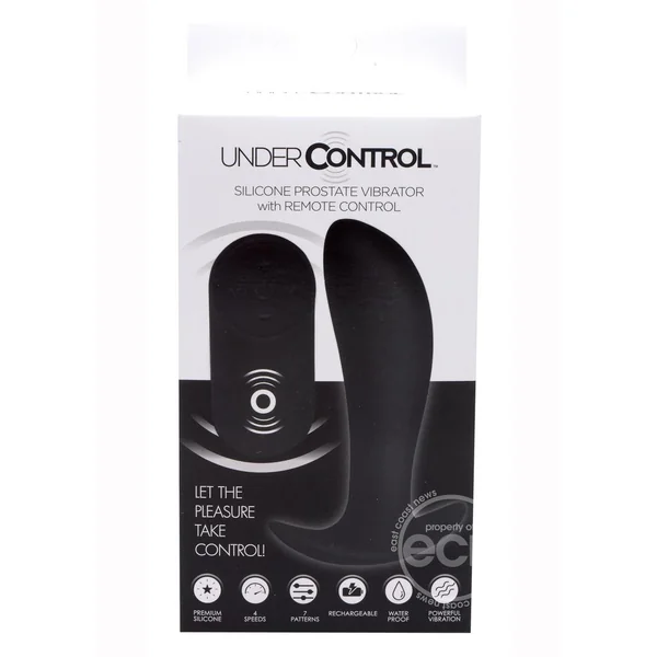 Under Control Rechargeable Silicone Prostate Vibrator with Remote Control