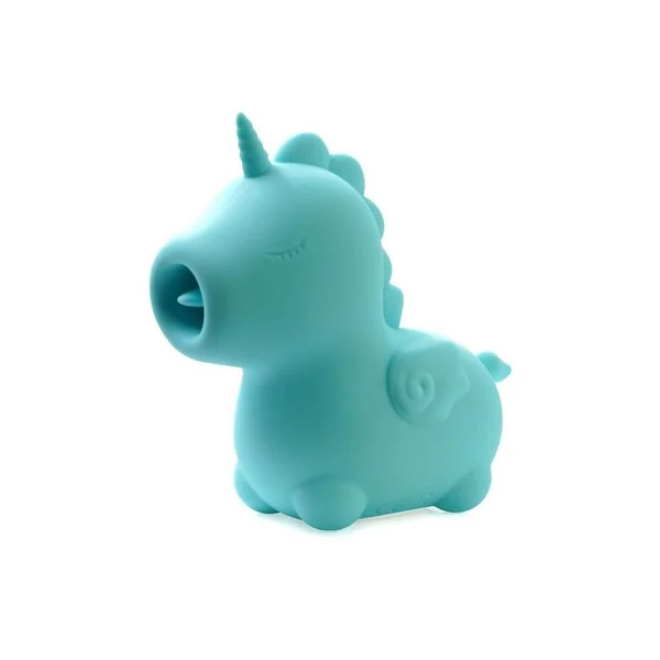 Unihorn Mount`n Peak The Pointy Tongued One Silicone Clitoral Stimulator – Blue