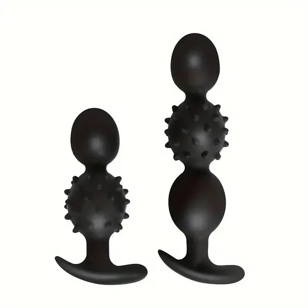 Unisex Built-in Ball Anal Plug Toy Stimulating Massager For Men