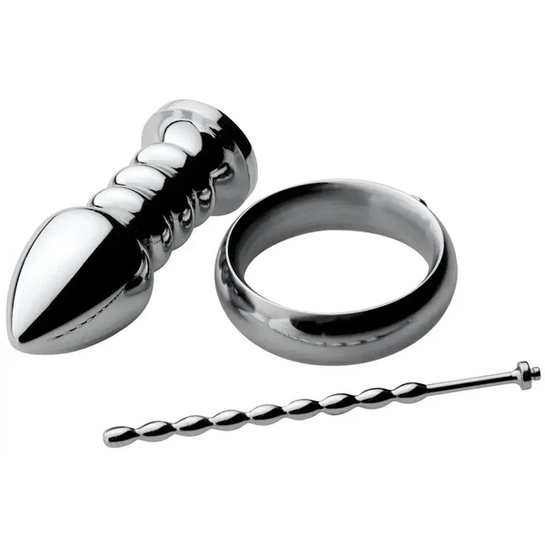 Urethral plug Set Zeus Deluxe Series Voltaic For Him Stainless Steel Male E-stim Kit