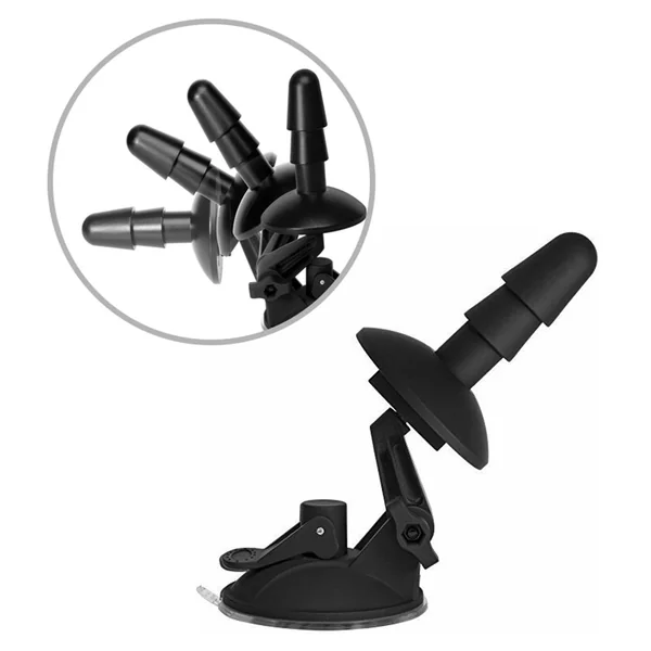 Vac U Lock Deluxe Suction Cup Plug Accessory Black