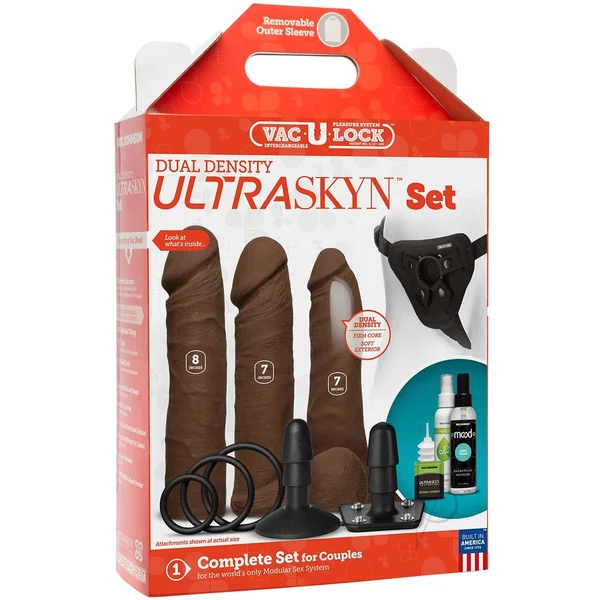Vac-U-Lock Dual Density Ultraskyn Set - Chocolate