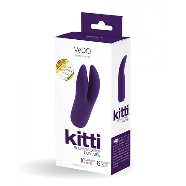 Vedo Kitti Rechargeable Dual Vibe Deep Purple