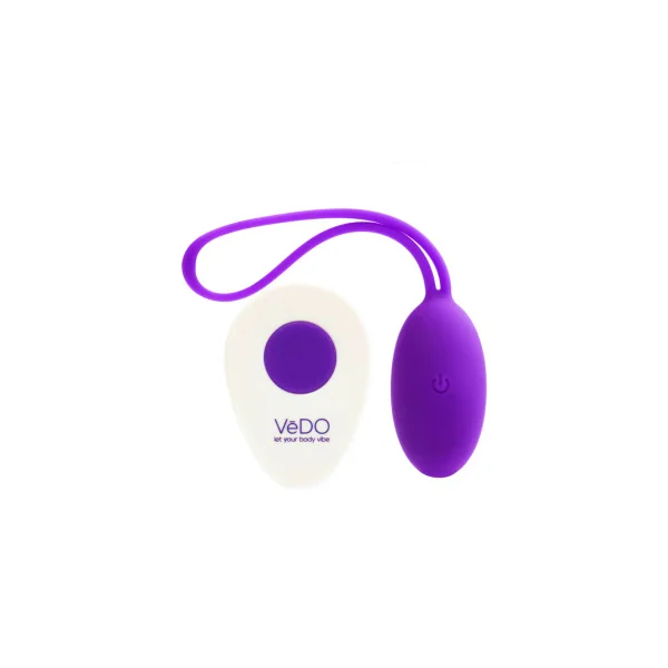 VeDO Peach Rechargeable Egg Vibe, Indigo