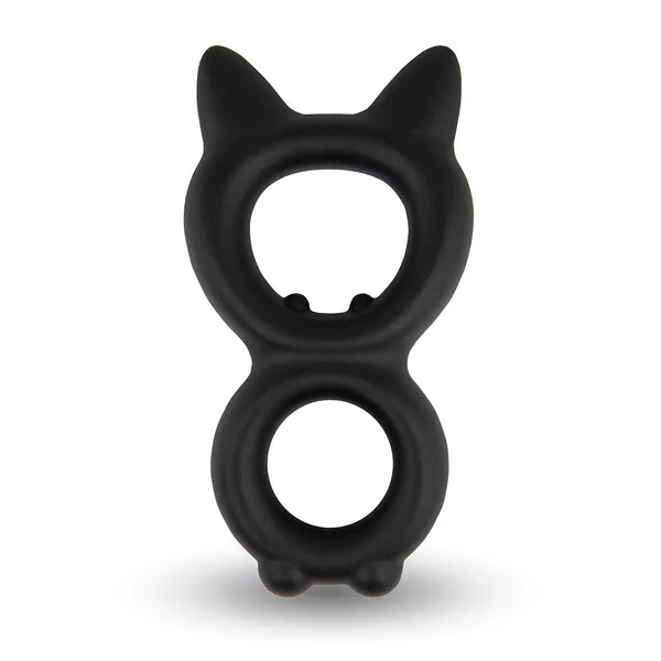 Velv''Or Rooster Kalf Cat Ears Double Cock Ring