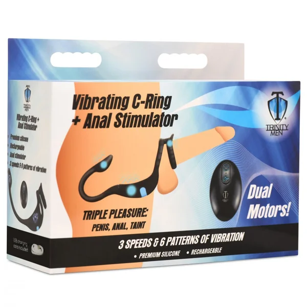 Vibrating C-Ring + Anal Stimulator