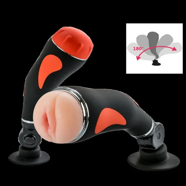 Vibrating Suction-Cup Vagina Masturbator