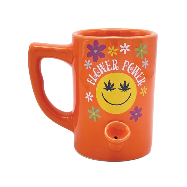 Wake & Bake Flower Power Coffee Mug - 10 oz