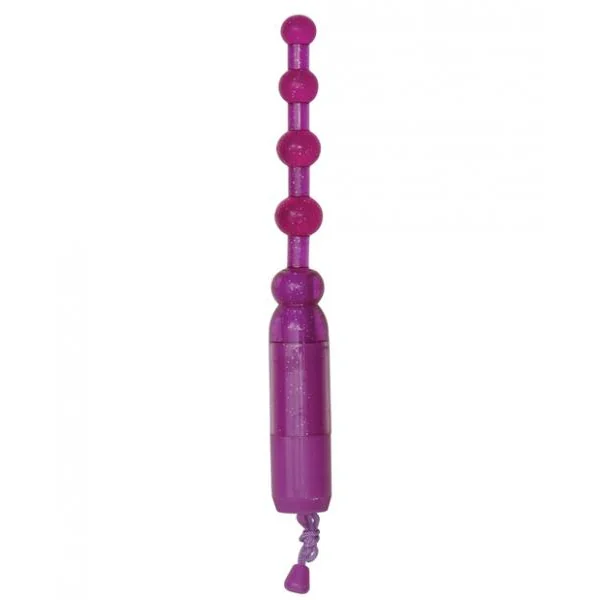 Waterproof Vibrating Anal Beads – Purple