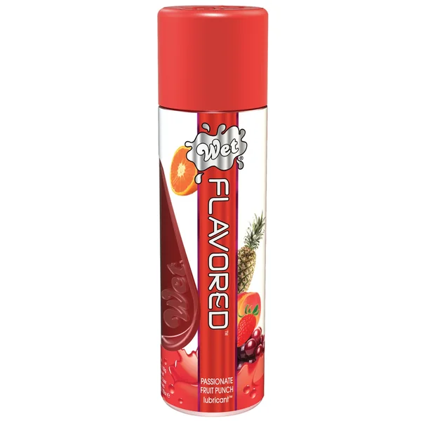 Wet Clear Flavored Personal Lubricant - 3.6 oz Passion Fruit