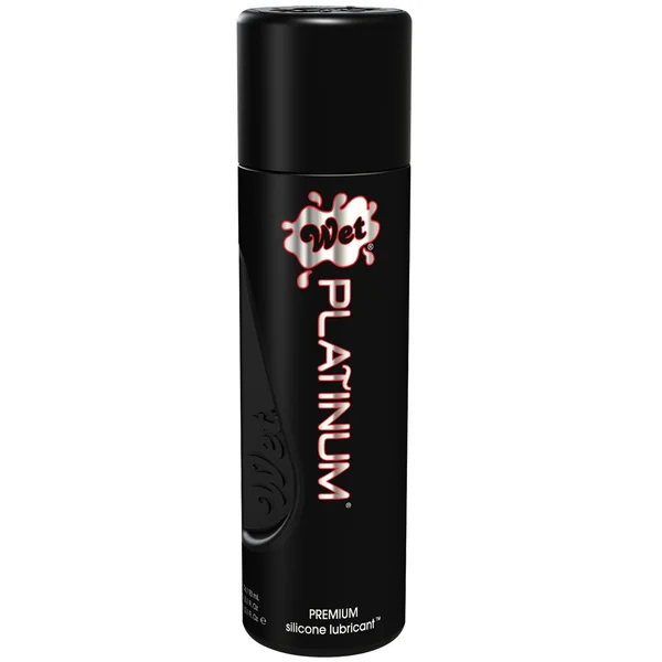 Wet Platinum Premium Silicone Based Personal Lubricant - 3.1 oz Bottle