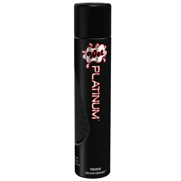 Wet Platinum Premium Silicone Based Personal Lubricant - 4.2 oz Bottle